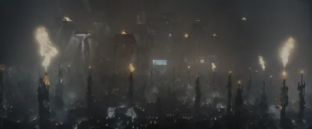 <lora:bldr-000007:0.9>bldr, a city at night with gas flares, film grain
blade runner, retrofuturism