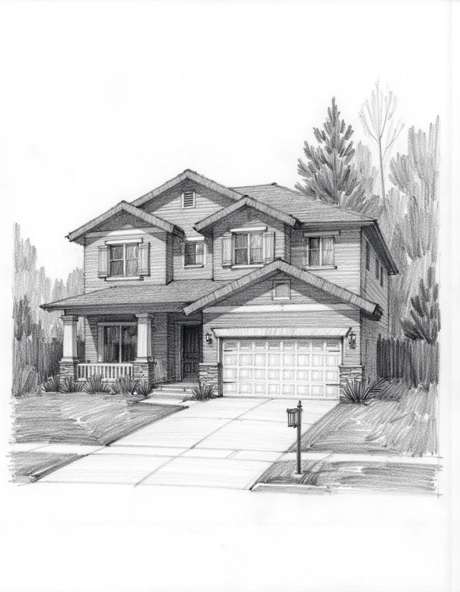 house  <lora:PencilSketch_Style - FLUX:1> pencil sketch style