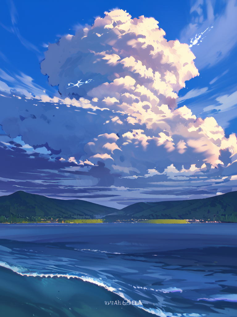 PDXL, <lora:AenuaV1:1>, a3nua, 
landscape, mountains on the left, ocean on the right, forest, beach, night on the left, day on the right, volumetric shadows, volumetric reflections, HDR, shot on Canon DSLR