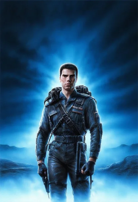 realistic, dark theme, low light, 1boy, solo.
fit body, SFMale, Male soldier