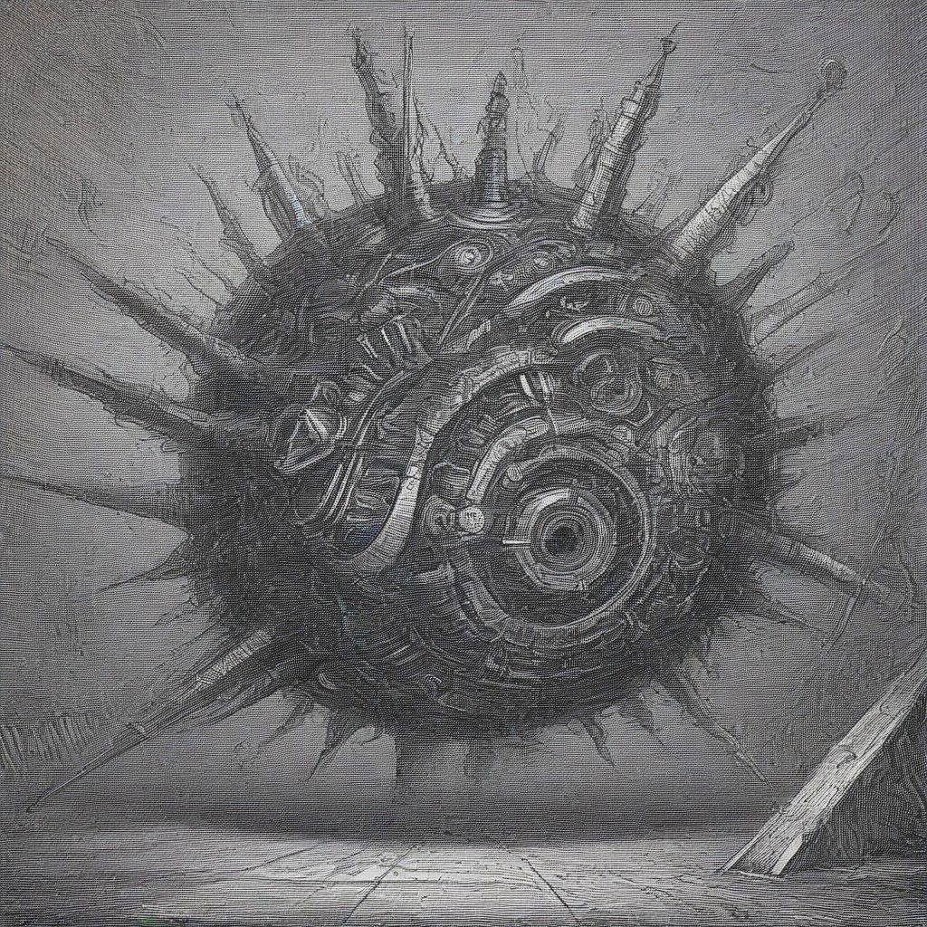 sense of entropy, literal noise and randomness, unfathomable art by llbreton