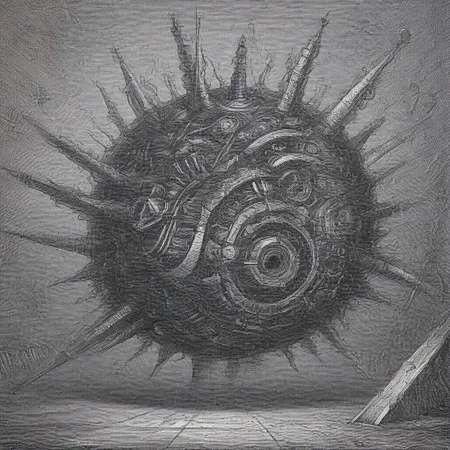 sense of entropy, literal noise and randomness, unfathomable art by llbreton