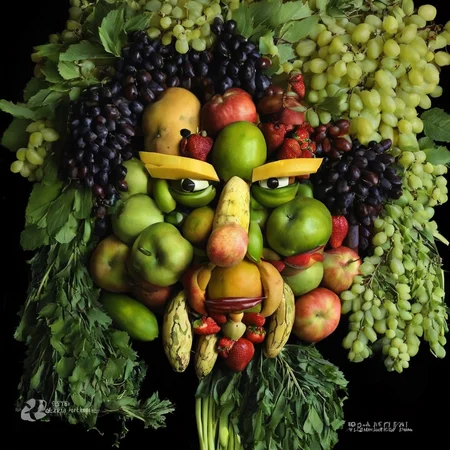 <lora:SDXL_Fruits_Sa_May:1> made from fruits, a man