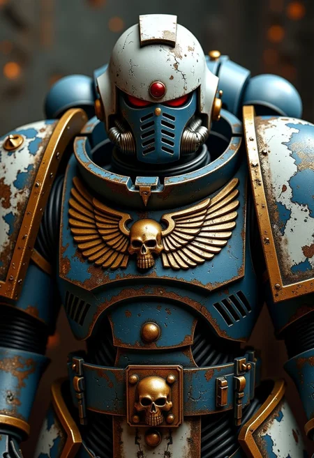 Warhammer 40k space marine portrait