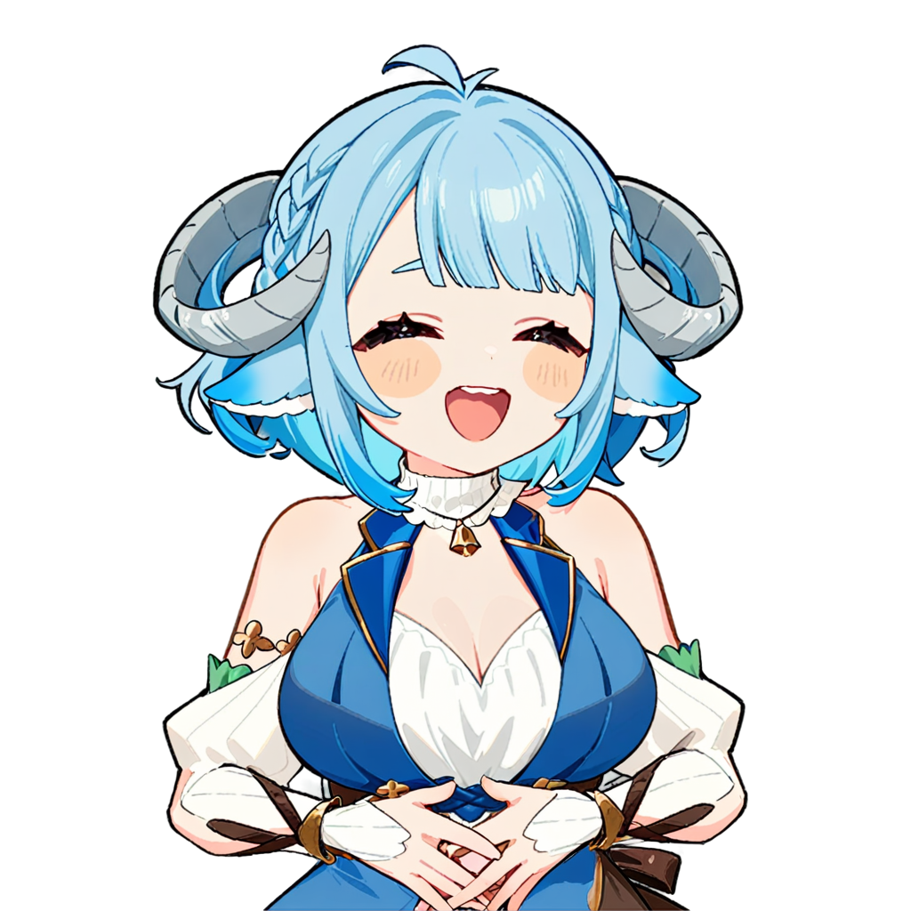 (MinaiAruma:1.2), 1girl, waistcoat, happy, laughing, open mouth, (hands on own stomach:1), 
(cute:1), (chibi:1), upper body, masterpiece, newest, absurdres, <lora:MinaiArumaXL_animagine:1>, <lora:StickersRedmond:1>,
