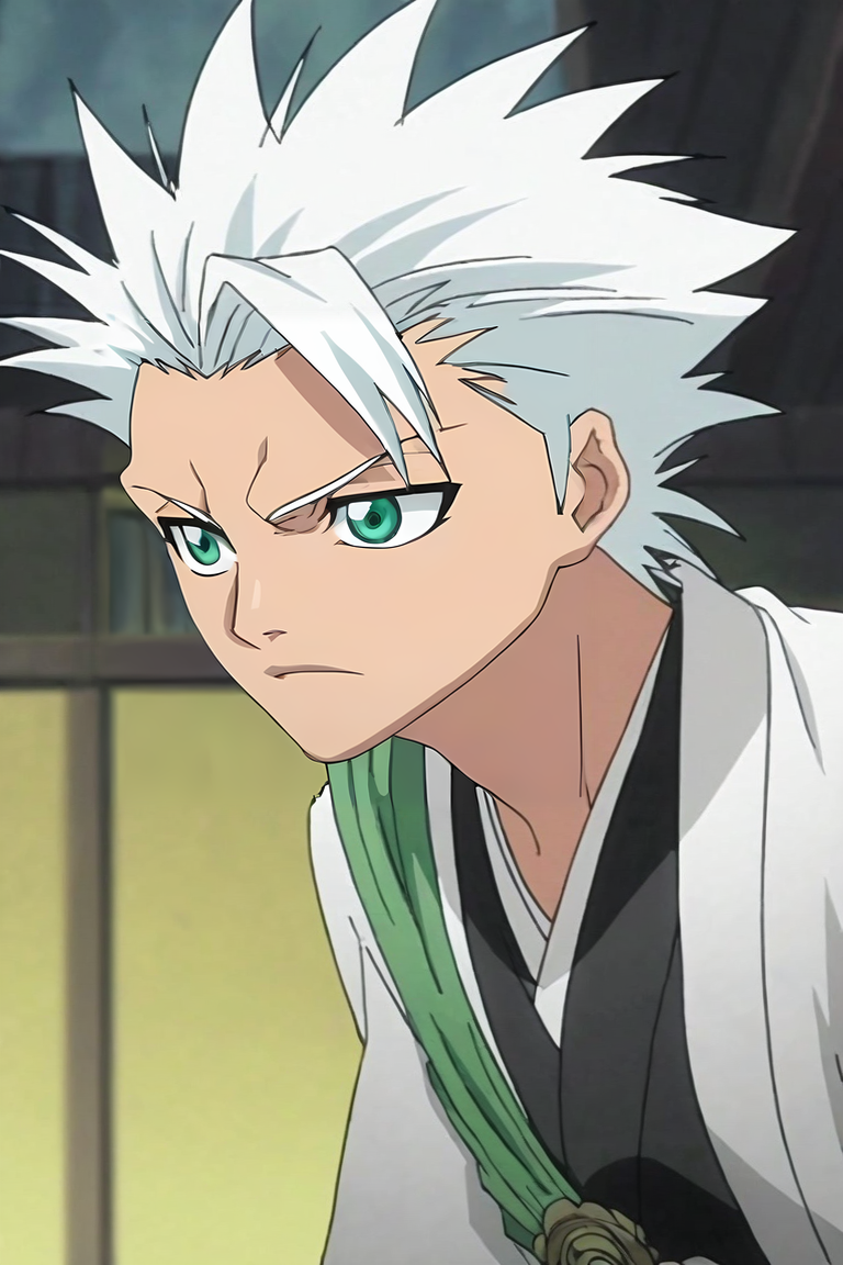 score_9, score_8_up, score_7_up, score_6_up, score_5_up, score_4_up, BREAK source_anime, anime screencap, anime coloring, official style, , upper body, depth of field, 1boy, solo, male focus, <lora:toushirou_hitsugaya_pony:0.96>, toushirou_hitsugaya, white hair, green eyes, spiked hair, japanese clothes, sword, haori, , , world war 1, Leaning forward with curiosity, <lora:sdxl_lightning_8step_lora:1>