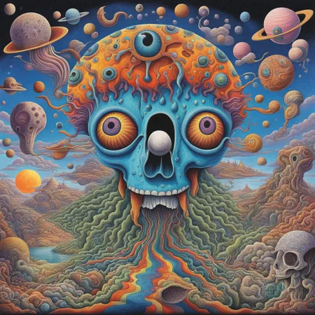 A psychedelic painting of a psychemelt style <lora:SDXL_Psychemelt_style_LoRA:0.8>
