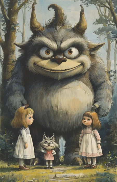 masterpiece,best quality,<lora:tbh377-sdxl:0.6>,illustration,style of Maurice Sendak
portrait of family