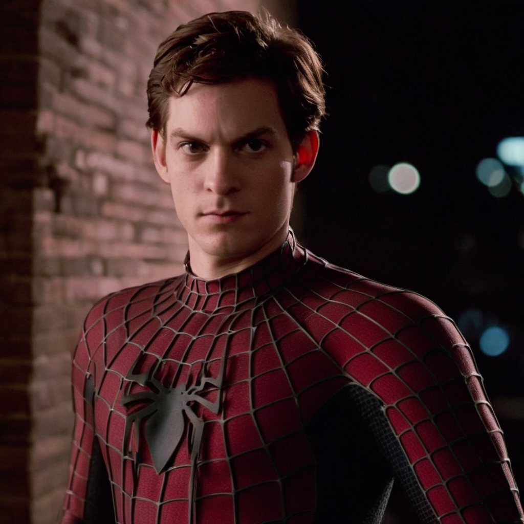 cinematic film still of  <lora:Spider-Man:1.2>
Spider-Man a man in a spider - man suit standing in the dark, shallow depth of field, vignette, highly detailed, high budget, bokeh, cinemascope, moody, epic, gorgeous, film grain, grainy