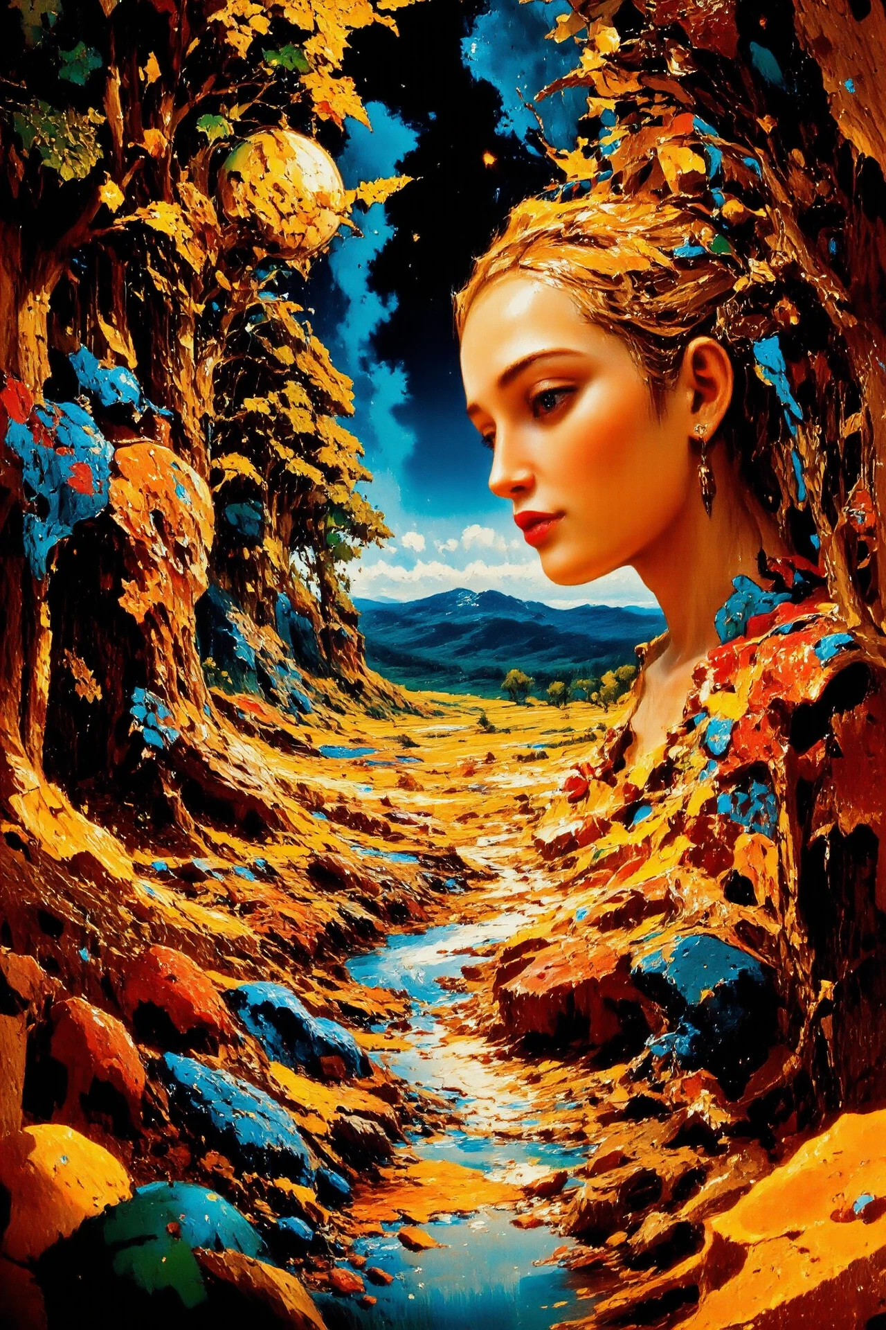 arena, beautiful  Ukrainian surreal landscape, woman, vivid colors, colorful, multilayer paint splash style, <lora:Hand v2:1> <lora:Anti-Blur:1> <lora:Insane Detail Slider:0.5>   <lora:Flux.1_Turbo_Detailer:0.6>   <lora:flux-photo-transparent_Alpha_1.0:0.8> <lora:flux.1_lora_flyway_Epic-detail_v2:1>   <lora:Painterly01b_CE_FLUX_AIT:0.8> pntrlyCE_style <lora:PsykeV1:1>  <lora:VividlySurreal:1>