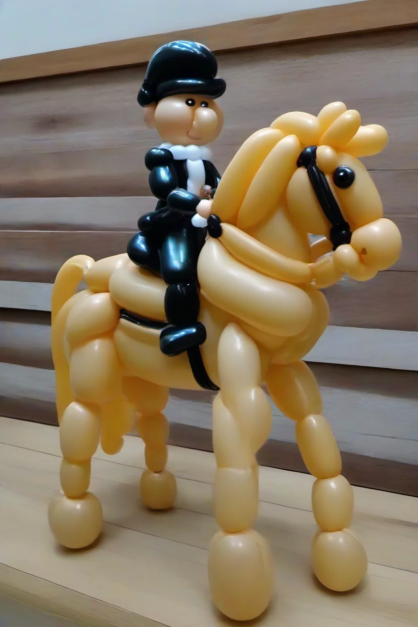 <lora:PE_BalloonStyle:0.8> PEBalloonStyle,Balloonsculpture,
Napoleon riding a horse