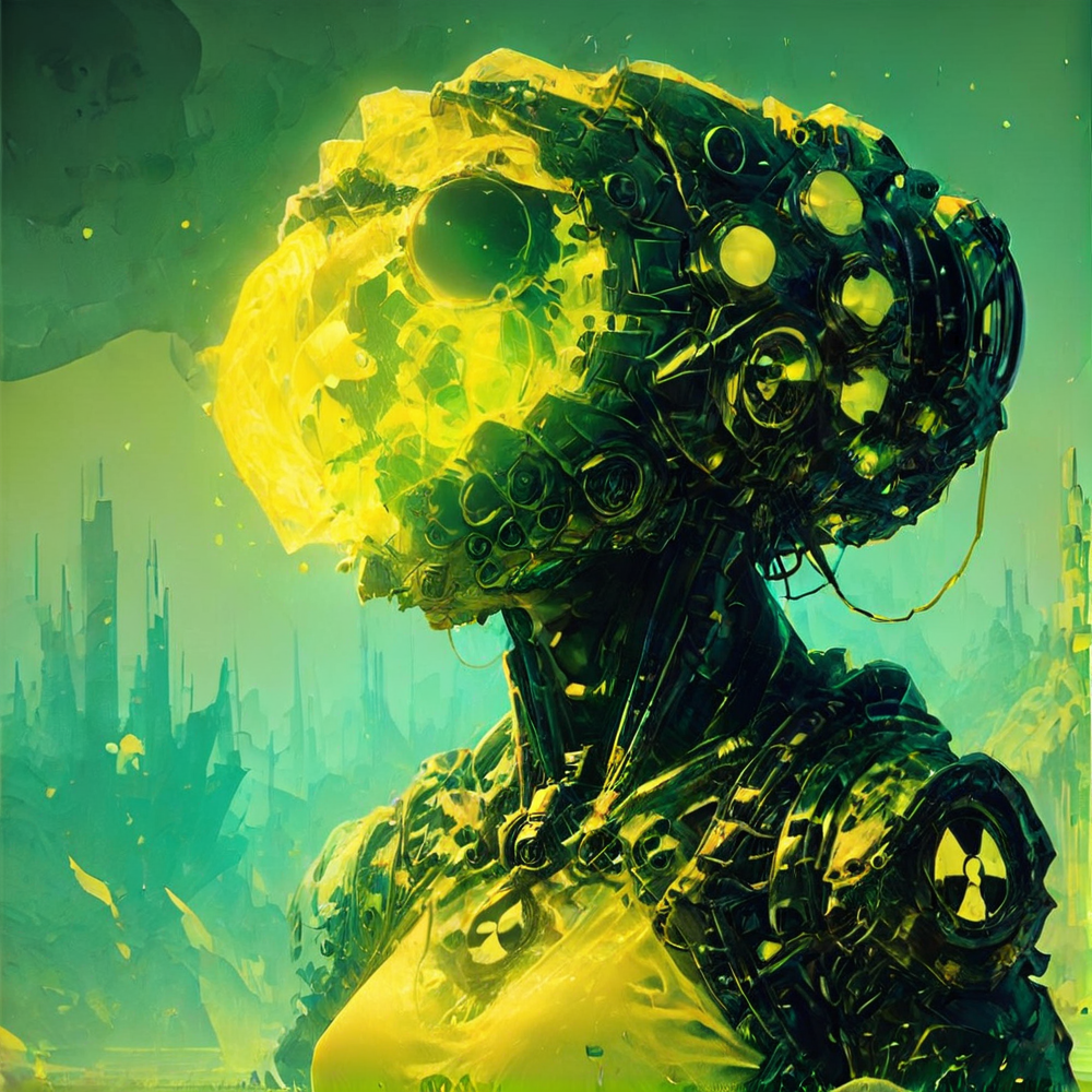 score_9, score_8_up, score_7_up,
 <lora:nuclearhazard_Pony:1>nuclearhazard,
1girl,solo,yellow theme,