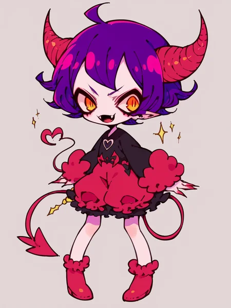 <lora:s4kur4sXLP:0.9> s4kur4s, solo, 1girl, horns, demon tail, curvyscore_9, score_8_up, score_7_up, score_6_up,