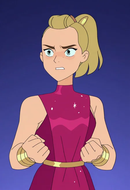 Spopstyle, upper body shot, CHAdora, ADOHair Style, ADMaroon Sleeveless Dress, simple background,
BREAK
Determined: Intense gaze, clenched fists, and a firm expression, showcasing unwavering resolve and focus