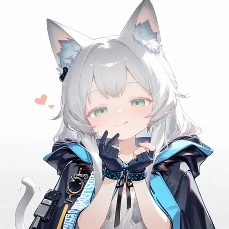 1girl, rosmontis \(arknights\), tongue out, playful, cute, teasing, general, 
very awa, masterpiece, best quality, amazing quality, absurd res, hi res, highres, <lora:naitian_epoch_15:0.8>