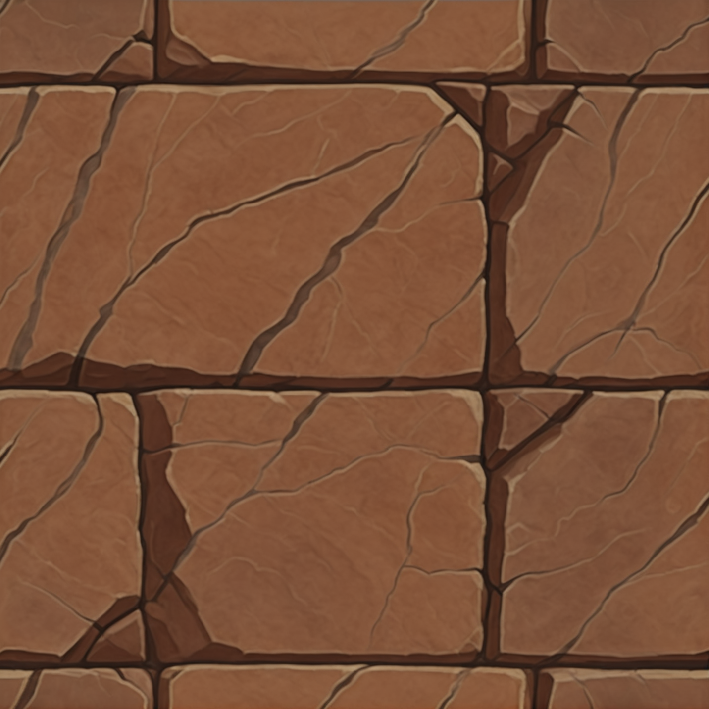 <lora:Hand-Painted_2d_Seamless_Textures_7:1> 2d seamless hand-painted texture of large sandstone decorative block floor, intricate pattern, finished edges
masterpiece, detailed, high quality, high resolution, 4k texture