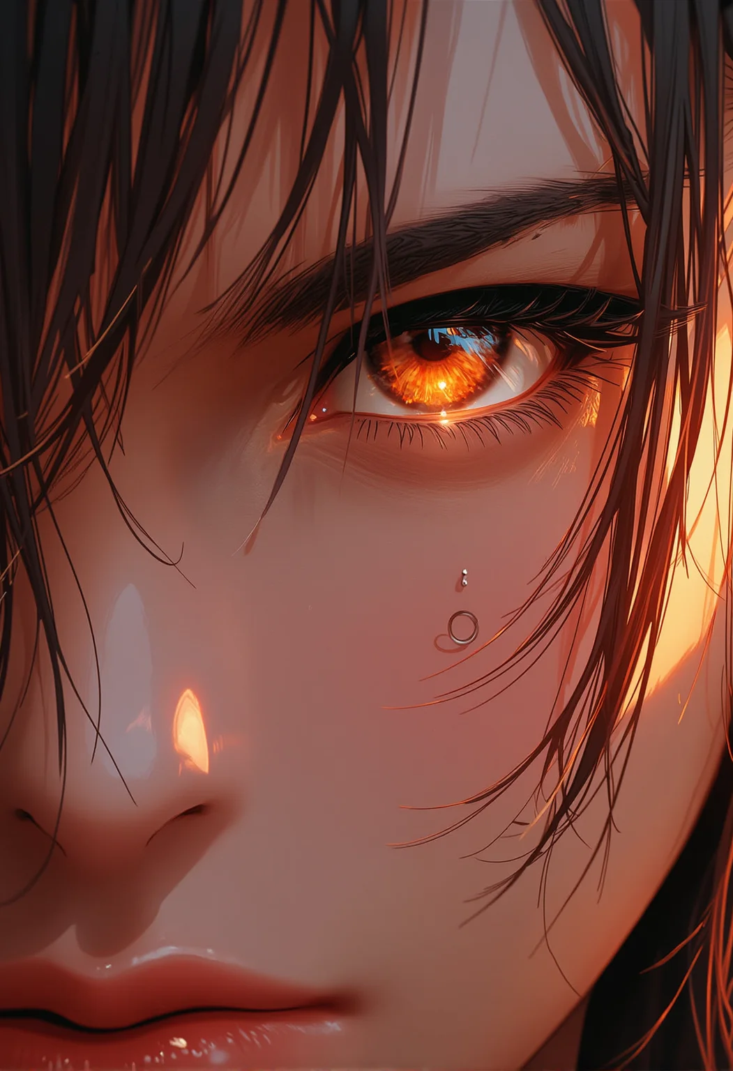 bv-anibrush. A close-up shot of a stunning beautiful young woman in photorealstic style. The scene is ethernal., <lora:bv-anibrush-v1-flux.safetensors:1.0:1.0>
