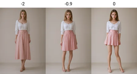 <lora:Skirt Length_alpha1.0_rank4_noxattn_last:-2>, woman, pink skirt, facing viewer, looking at viewer, standing, full body shot,