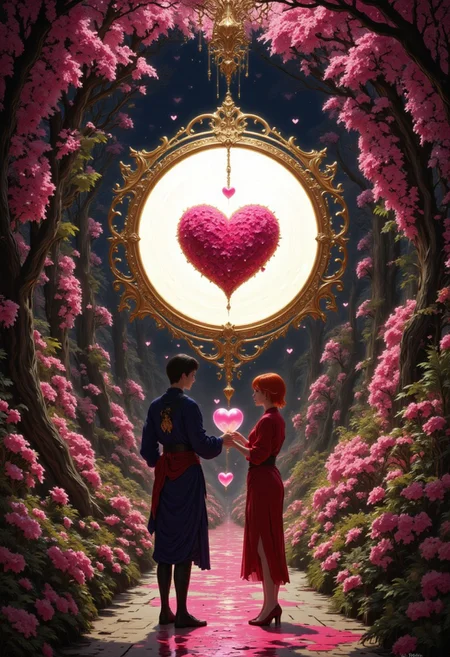 Delve into the deeper shades of love with images that reflect the solitude and melancholy of love lost, adorned with moody hues and poignant symbols.
Waifu Wonderland: Illuminate the festive spirit of Galentine's Day through vibrant gatherings of anime waifus sharing gifts and joy.
Lovers’ Landscapes: Weave the beauty of nature with the essence of romance, crafting scenes where every sunset and blossoming garden tells a love story