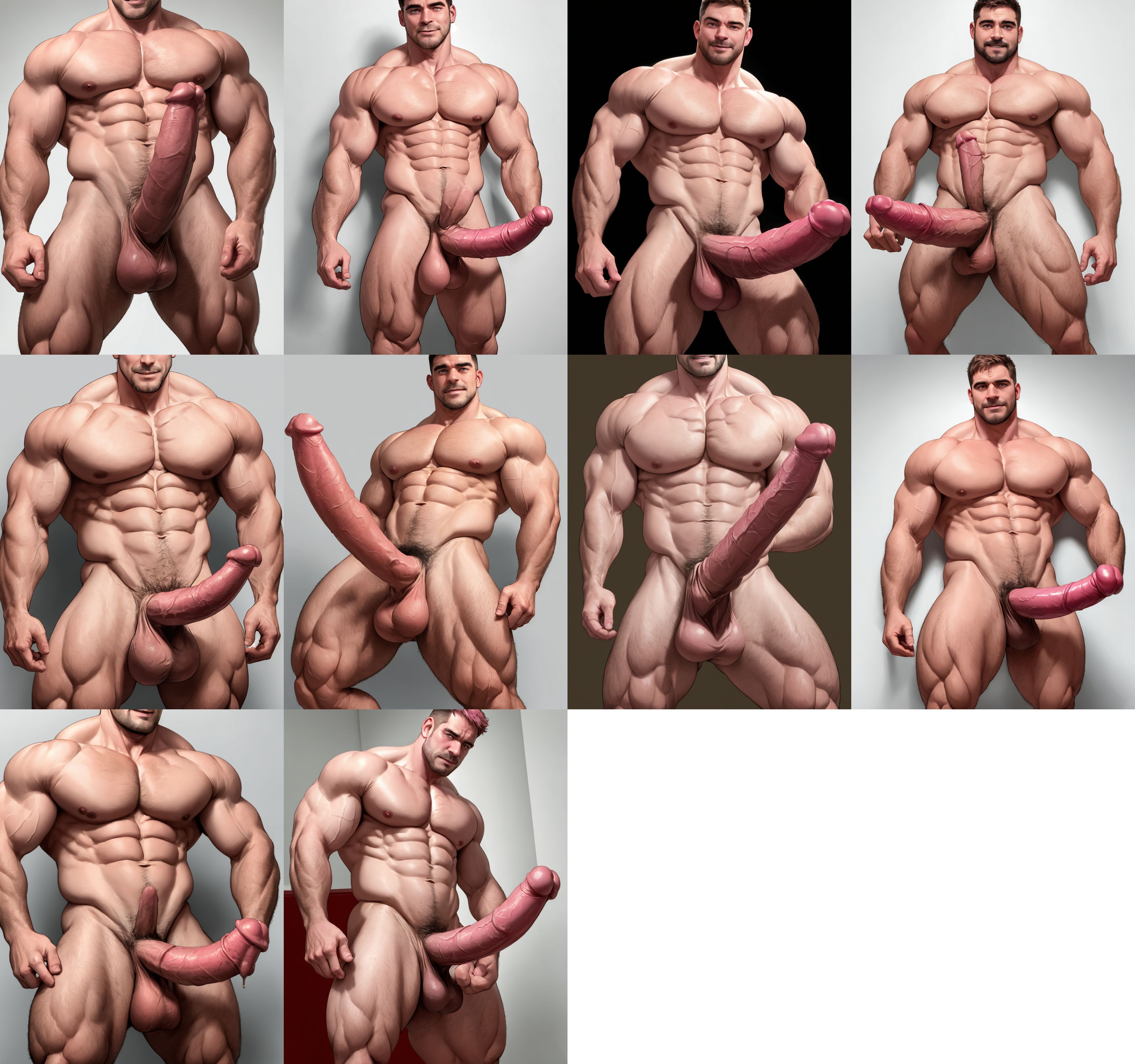 <lora:Erect Horse Penis v7.7:0.4> erection, penis, testicles, pink penis, cock sheath, huge penis, nude, flared tip, very thick equinecock, very thick horsepenis,  <lora:v2epoch03:0.8> male focus, mature, realistic, daddy, 1boy, pectorals, nipples, handsome, old,