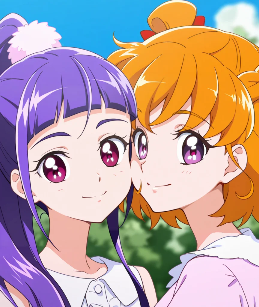 (2girls:2),
BREAK
BREAK
BREAK smile,wearing clothes,closed mouth,looking at viewer,
BREAK portrait,
BREAK
BREAK
BREAK
BREAK
BREAK
BREAK
BREAK blue sky,cheek-to-cheek,anime coloring,<lora:Mahou Tsukai Precureï¼~MIRAI DAYS~:1>,asahina mirai,izayoi liko,
