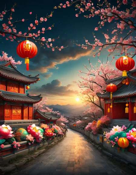 natural lighting, soft lighting, sunlight, HDR (High Dynamic Range), Maximum Clarity And Sharpness, Multi-Layered Textures,nightsky background, ral-springfestival <lora:ral-springfestival:1>