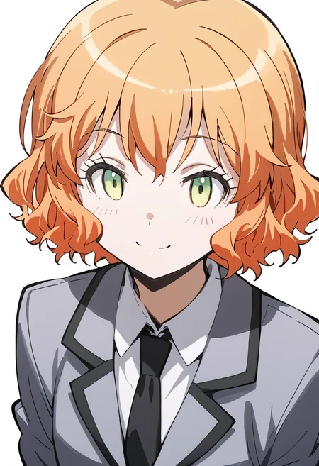 score_9,score_8_up,score_7_up,score_6_up,source_anime,portrait,transparent_background,white_background,1girl,v,<lora:åæ©é½èä¹:1>,kurahashi hinano,orange hair,short hair,school_uniform,gray jacket,white shirt,gray skirt,black tie,seductive_smile,
