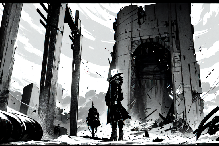 highly insanely detailed, masterpiece, top quality, best quality, highres, 4k, 8k, RAW photo, (very aesthetic, beautiful and aesthetic),  
tsutomu nihei,nihei_tsutomu,blame!,blame gakuen!,abara,TNstyle,sidonia_no_kishi,(giant room,space,spacecraft,sidonia \(ship\),city ruins,hangar,tunnel,megastructure in background,mausoleum,stairs),star \(sky\),starry sky,bridge,cables,tubes,industrial pipes,air conditioner,machinery,drainpipe,bones,lantern,light particles,letterboxed,buildings,ventilation fan,ventilation shaft,fog,fence,gauna,gauna mech,walkway,clouds,toha heavy industries,wire,dome,science fiction, 
<lora:ABARA:0.8>, 
(1girl:1.3), 
solo focus, 
plaid background,âââ