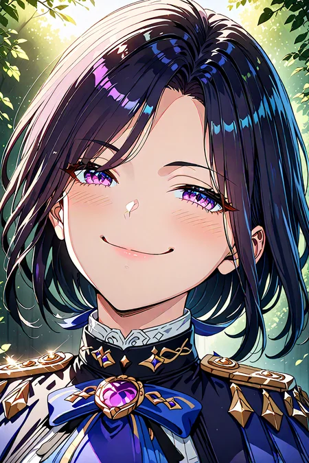16k, 8k, 4k,
best quality, extremely detailed fine touch, hyper detailed, highly detailed, top quality, extreme quality, ultra details, absurdres, masterpiece, amazing details, beautiful illustration, detailed face,
source_anime, digital painting, anime,
very aesthetic, natural light, sun light, light rays, dappled light, reflection, shadows, ray tracing, soft lighting,
bright colors, vivid colors, hdr, volumetric lighting,
<lora:smug3(sdxl):1.0> smug,
 <lora:Char-Genshin-Clorinde-Pony-V1:1> clorinde \(genshin impact\)