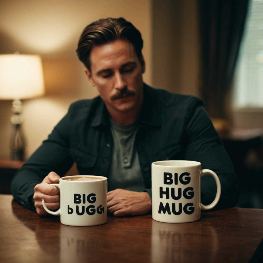 cinematic film still of cinematic film still of  <lora:add-detail-xl:1>0
<lora:detailed:0.3>
<lora:perfection style:0.3>
<lora:xl_more_art-full_v1:0.3>
 <lora:Big Hug Mug:1>
A mug with text on it says "Big Hug Mug" a book and a coffee mug with a big hug mug on it on a table,solo,1boy,male focus,english text,cup,cigarette,mug,realistic,smoking,coffee,coffee mug , sharp, detailed, epic photography, artistic, dramatic light, cinematic style, film style, true detective style, mug style, shallow depth of field, vignette, highly detailed, high budget, bokeh, cinemascope, moody, epic, gorgeous, film grain, grainy