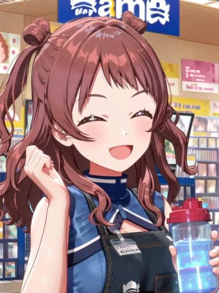 detailed background, shiny skin, posing, rating safe,
<lora:saki.pony:1>,
saki, aaa,
ssd,
large breasts,
closed eyes, open mouth, happy, thumb up,