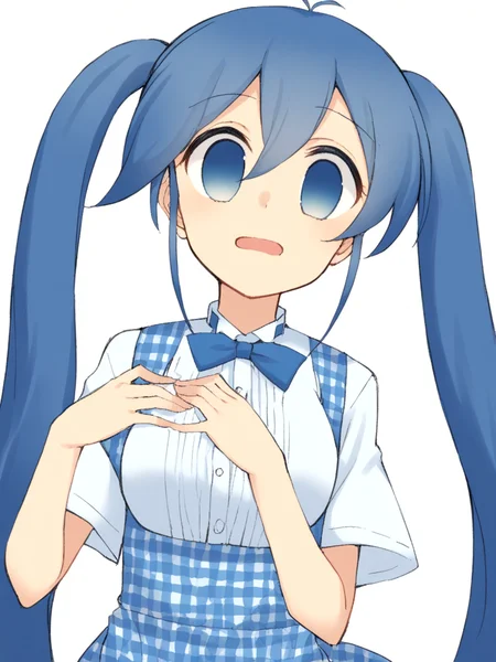 masterpiece,(best quality),highly detailed,ultra-detailed,
1girl,<lora:imaichi_moenai_ko_A_XL_v1:0.9>,imaichi moenai ko,twintails,blue hair,very big eyes,empty eyes,blue eyes,<lora:kobeyaXLv1:1>,kobeya uniform,