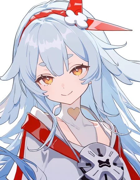 1girl,FenrirToF,<lora:FenrirToF:1>,ixy,ningen mame,ciloranko,sho_(sho_lwlw),tianliang duohe fangdongye,simple background,white background,smile,(masterpiece, high score, great score, absurdres),