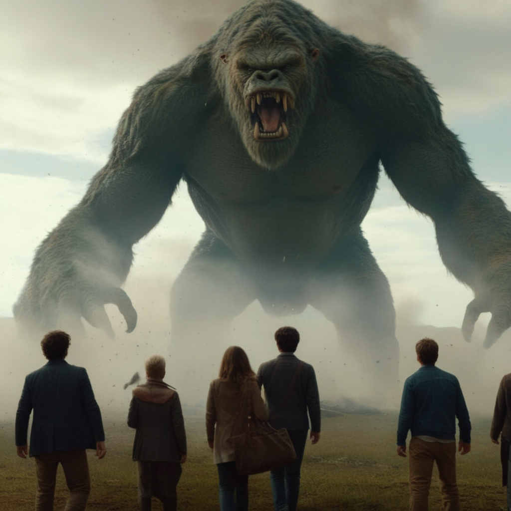 <lora:Kodak Motion Picture Film:1.2>  (Sharp Detailed Image)
 winning movie for Best Cinematography a disintegrating giant monster attacking a group of people Kodak Motion Picture Film Style