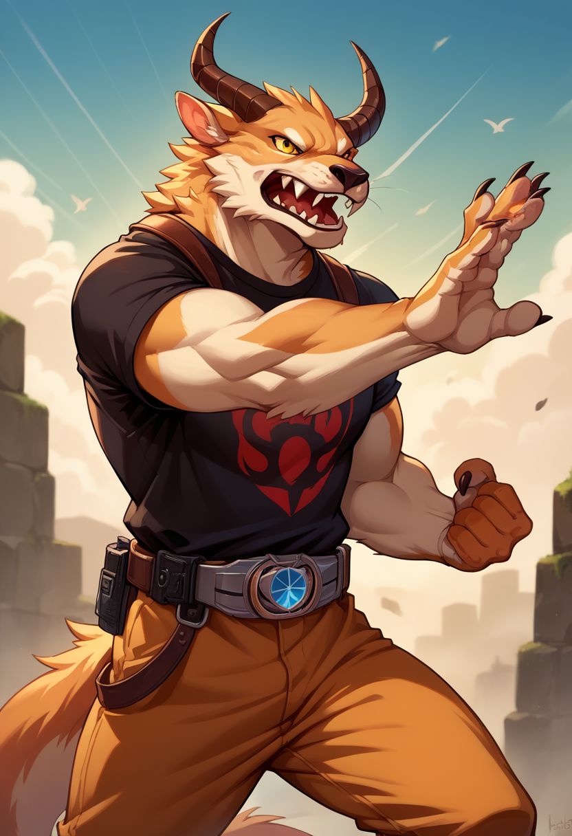 score_9, score_8 score_7, source_furry,
henshin pose, rider belt