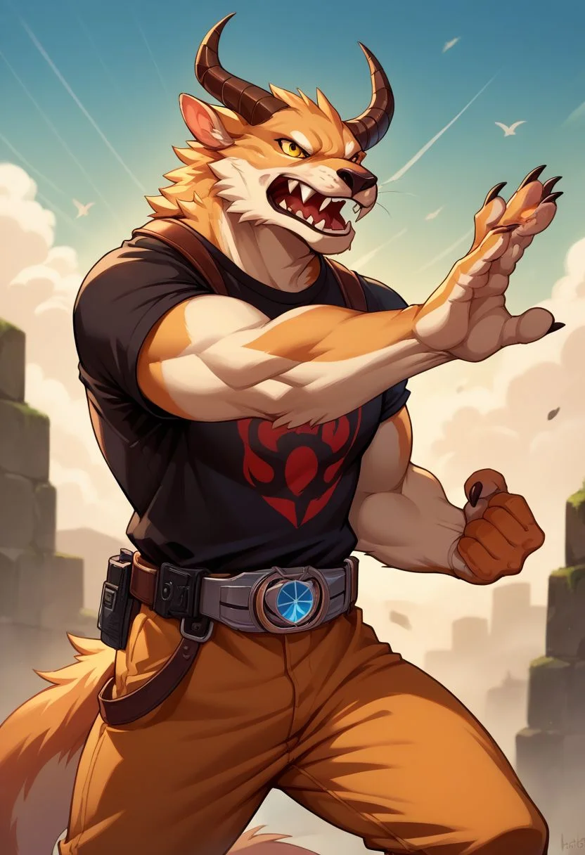 score_9, score_8 score_7, source_furry,
henshin pose, rider belt
