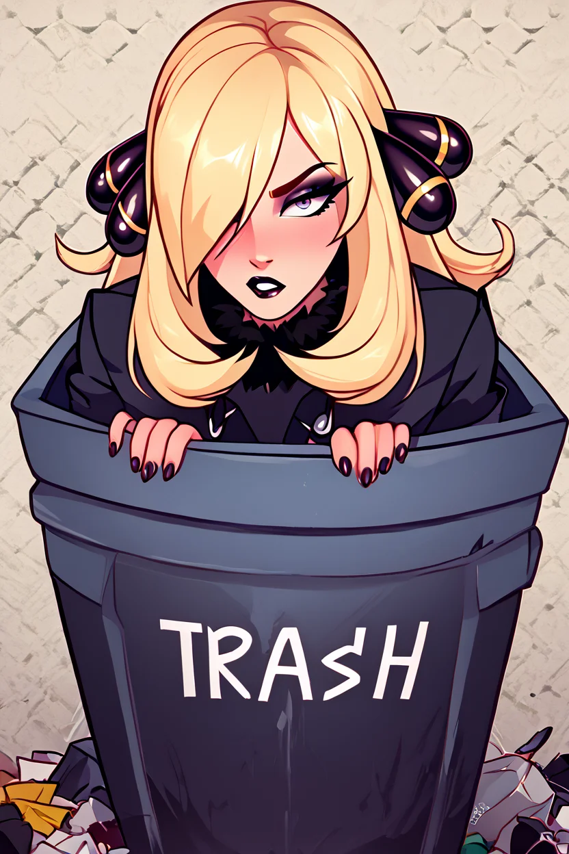 score_9, score_8_up, score_8, BREAK, <lora:Trash_Waifu_PDXL:1.0>, zzTrashWaifu, in trash can, <lora:CynthiaPokemonPDXL:0.8>, zzCynthia, solo, 1girl, blonde, long hair, black coat, (text focus, the word trash:1), BREAK, embedding:zPDXL, Expressiveh, <lora:CatalystStylePDXL:0.6>, <lora:SDXLFaeTastic2400:0.5>, <lora:Expressive_H-000001:0.4>,
