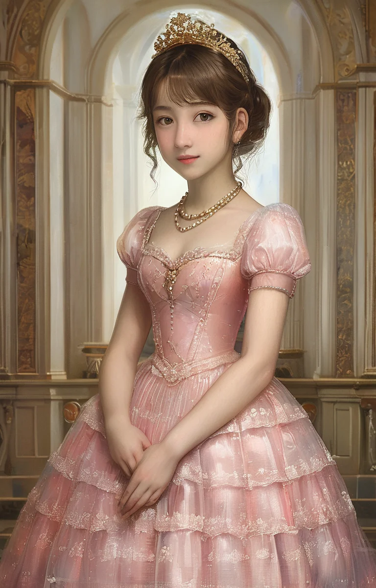 masterpiece,best quality,<lora:tbh195-sdxl:0.9>,illustration,style of Titian, portrait of idolmaster cinderella girls,