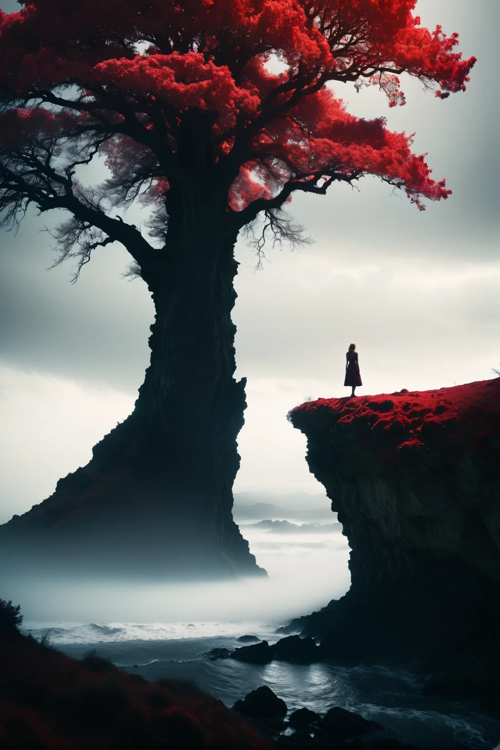 by (((Nathan Wirth) and Thomas Cole) and Becky Cloonan) and James Gilleard, surreal art, full body length, cinematic , hyperdetailed photography, , shallow depth of field, <lora:more_art:0.40><lora:faetastic:0.25><lora:midjourney:0.15>