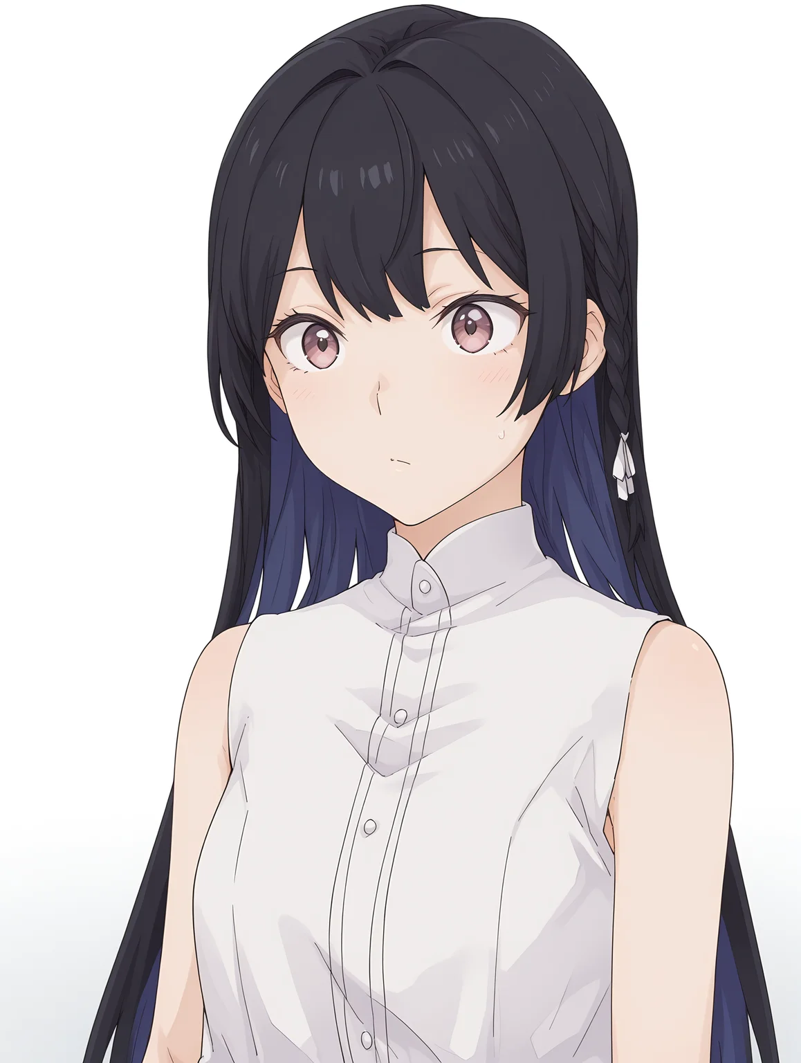<lora:SDXL_kindred_spirits_on_the_roof__OkujÅ_no_Yurirei-san__å±ä¸ã®ç¾å:1> kd_vnstyle
<lora:Tinasha_-_Unnamed_Memory:0.6> tinasha, black hair, colored inner hair, blue inner hair,
white dress, sleeveless,
1girl,solo,
masterpiece,best quality,amazing quality,