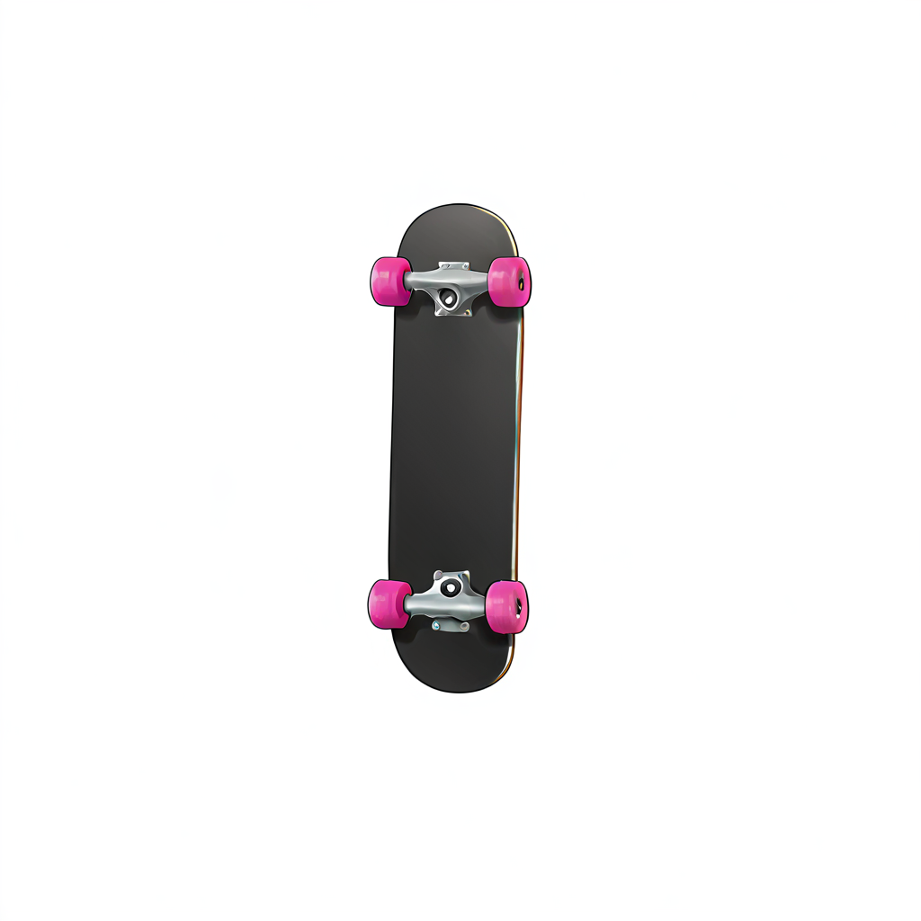 skateboard, solo, white background, simple background, no humans <lora:icon_outline_semireal:0.8>