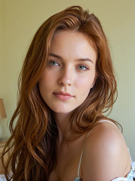 score_9, score_8_up, score_7_up, realistic, stunning, cute, woman, straight-on,  portrait,