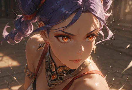 1girl, jeht \(genshin impact\),
masterpiece,best quality,amazing quality, absurdres, (impressionism), ultra-HD, 8k, fit body, highest quality, volumetric lighting, (dramatic lighting), usnr, (cinematic composition:1.3), (sharp focus:1.2), (depth of field:1.2), (adult), wide eyes, (mature female:1.2), very aesthetic, smooth image, action lines, motion lines, motion blur, (detailed face and eyes:1.3),
<lora:USNR STYLE_XL_loha:0.3> <lora:illustrious_quality_modifiers_masterpieces_v1:0.6> <lora:ponyv4_noob1_2_adamW:0.4> <lora:FINALE:0.2>