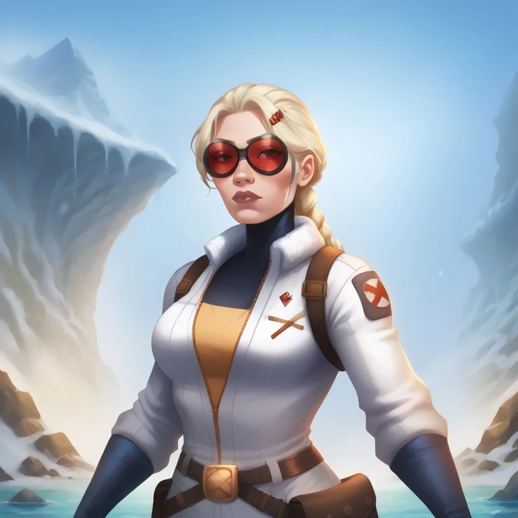 score_9, score_8_up, score_7_up, score_6_up, Comistyle,<lora:ComicsPonyXL_V2:1>
BREAK
(detailed background), icy mountains, blizzard outside, snowstorm outside of cave, solo, cave, water, host spring in cave, treasure chest, gold,
BREAK
(((asian))) woman, tinted goggles, circular googles, red-tinted googles, hairpin, braided hair, (platinum blonde hair), winter coat, fur trim, ripped clothes, thick thighs, cubby, large breasts, thin waist, round hips, wide hips, voluptuous curves, boots, climbing gear, ropes, mountain climber, thigh holster, belt, curvy
BREAK
(detailed background), headshot, ((detailed face)), (upper body)