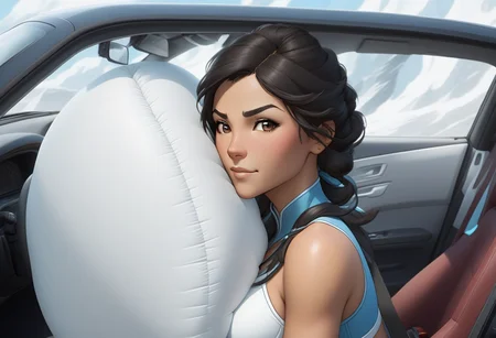 Inflated Airbag
