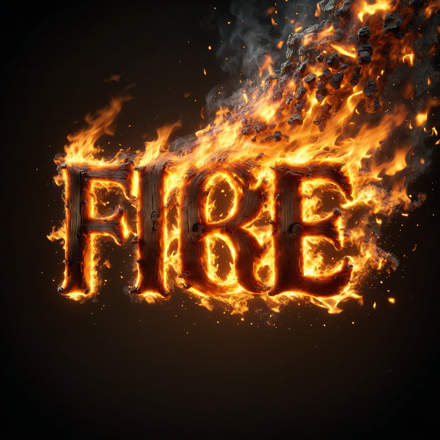 (wooden text label "FIRE":1.4) dissolves into mad-embr, night  <lora:Embers_Style_SDXL:0.8>, (masterpiece:1.2), best quality, (hyperdetailed, highest detailed:1.2), high resolution textures
