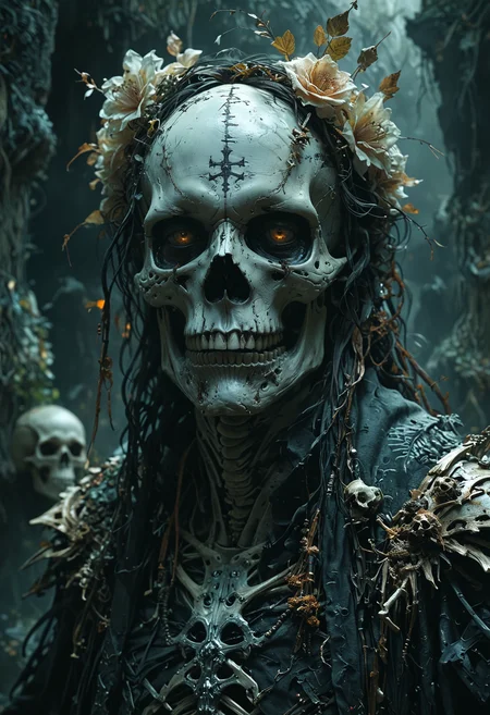 Kelemvor the Lord of the Dead, God of Death, Judge of the Damned, scary, highly detailed face, skeletons the background, aura of necromancy, full body, approaching perfection, dynamic, highly detailed, smooth, sharp focus, art by Carne Griffiths and Wadim Kashin, trending on artstation, sharp focus, intricate details, highly detailed, by greg rutkowski, mysterious, epic, cinematic <lora:add-detail-xl:1> <lora:MJ52:0.5>