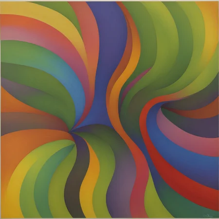 curve color surface Le Parc a painting of a rainbow swirl on a white background abstraccion geometrica <lora:LeParc_AI_LoRA_XL_v2.1:1>