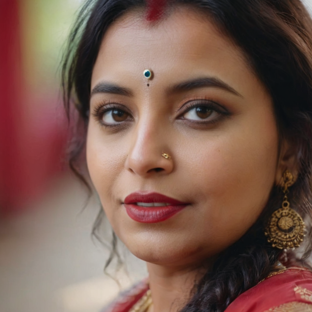 cinematic photo portrait of Ritu woman. 35mm photograph, film, bokeh, professional, 4k, highly detailed
