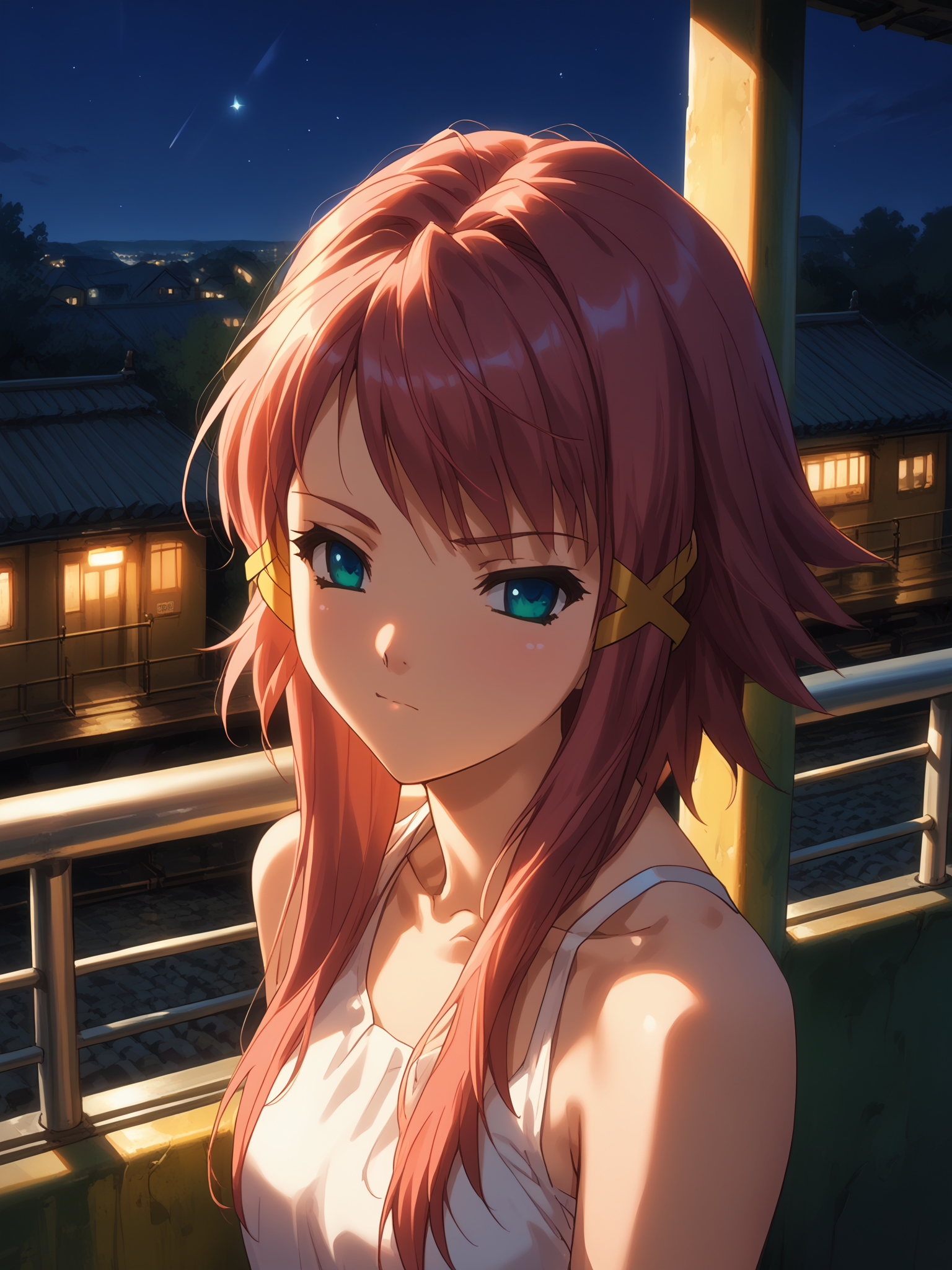 (upper body, solo focus:1.2) <lora:happy_tentacle-asuka-v0.1-000035:1>, ht_asuka, (petite:1.2), <lora:Shed_The_Skin's StS_age_slider_v1_initial_release:-1> ( :1.1) ( ( head tilt :0.8) , , ((drunk:0.8) :1.2) , , (looking at another:1.2) :1) , outdoors, vegetation, (overgrown :1.1), , (night, night sky :0.6), , (:0.5), , (chinese architecture :0.9), (train station :1.2) (( from above :1.2) :0.8) score_9, score_8_up, score_7_up, score_6_up, score_5_up, score_4_up, ( [(realistic, photorealistic:1.3):(realistic:1.2):16] [(3d:1.2)::14] :1) <lora:LUUNA's Lunas-NijiJourney-SDXL-B2:0.35>, nijijourney <lora:prgfrg23's Counterfeit-V3.0 Style SDXL_LoRA_Pony Diffusion V6 XL:0.5> <lora:mfcg's mfcgXL:0.12> <lora:reweik's gyokai(himehajime)_PonyXL_style_v01:0.14>